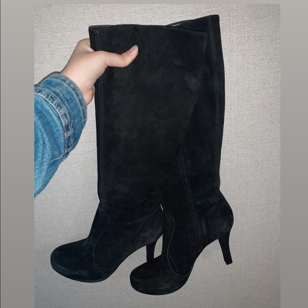 Gianni Bini Heeled Black Boots